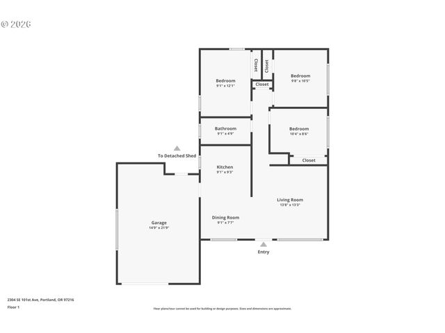 2304 Se 101ST Ave, Portland, OR 97216