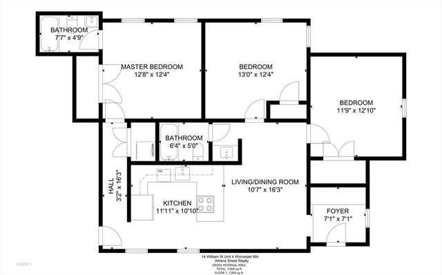 14 William St 4, Worcester, MA 01609