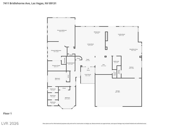 7411 Bridlehorne Avenue, Las Vegas, NV 89131