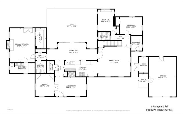 82 Maynard Road, Sudbury, MA 01776