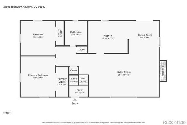 21005 State Highway 7, Lyons, CO 80540