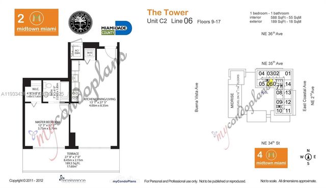 3470 E Coast Ave H1406, Miami, FL 33137