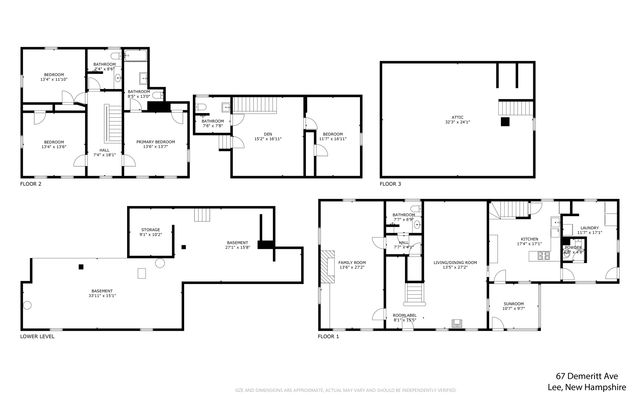67 Demeritt Avenue, Lee, NH 03861
