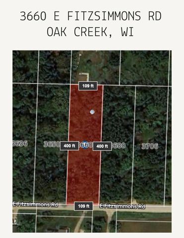 3660 E FITZSIMMONS ROAD, Oak Creek, WI 53154