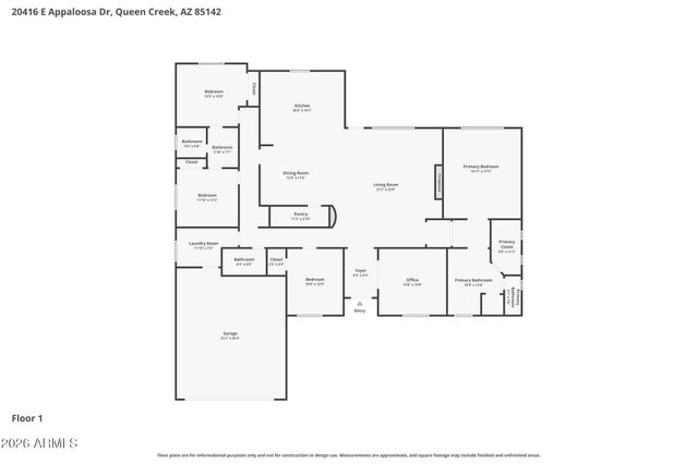 20416 E Appaloosa Drive, Queen Creek, AZ 85142