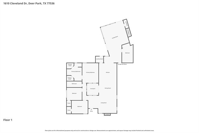 1610 Cleveland Drive, Deer Park, TX 77536