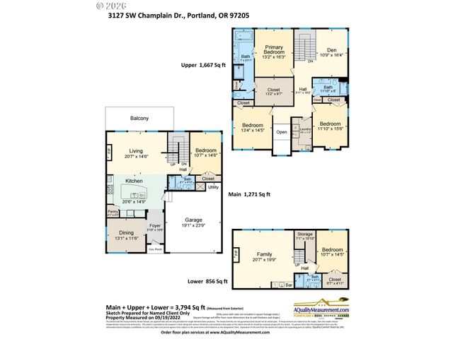 3127 Sw CHAMPLAIN Dr, Portland, OR 97205