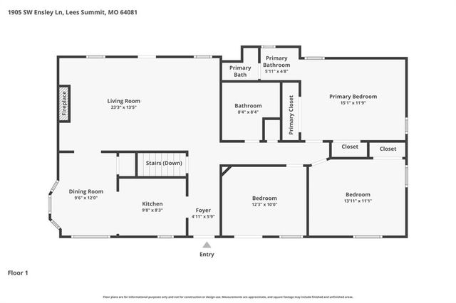 1905 SW Ensley Lane, Lee's Summit, MO 64081