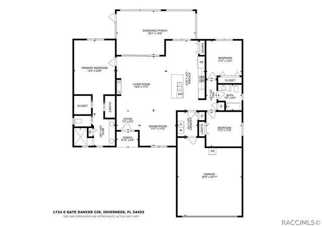 1724 E Gate Dancer Circle, Inverness, FL 34453