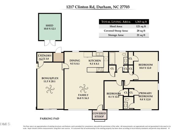 1217 Clinton Road, Durham, NC 27703