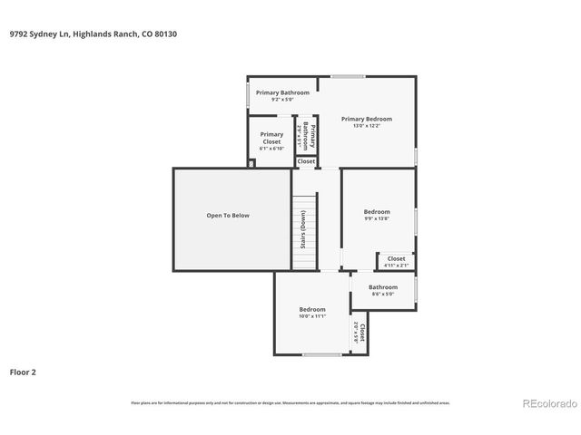 9792 Sydney Ln, Highlands Ranch, CO 80130