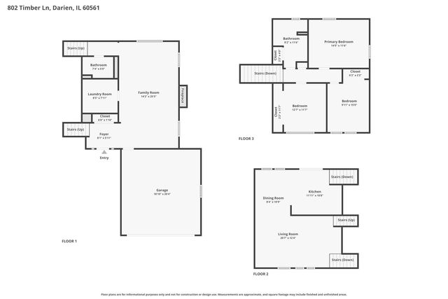 802 Timber Lane, Darien, IL 60561