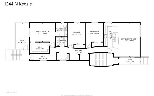 1244 N Kedzie Avenue 1, Chicago, IL 60651