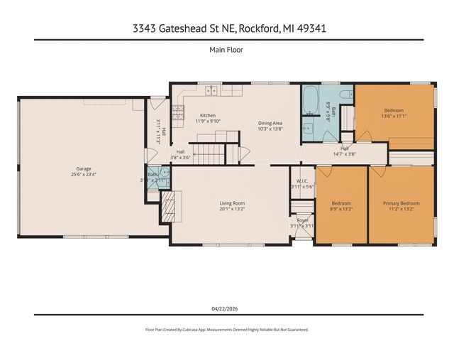 3343 Gateshead Street NE, Rockford, MI 49341