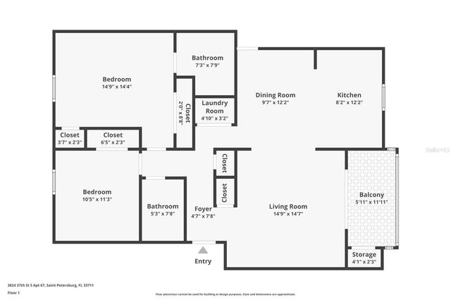 3824 37TH STREET S 67, St Petersburg, FL 33711