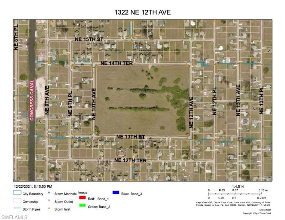 1322 NE 12th AVE, CAPE CORAL, FL 33909 — exterior