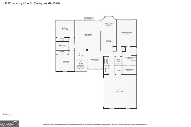 125 Whispering Pine Drive, Covington, GA 30016