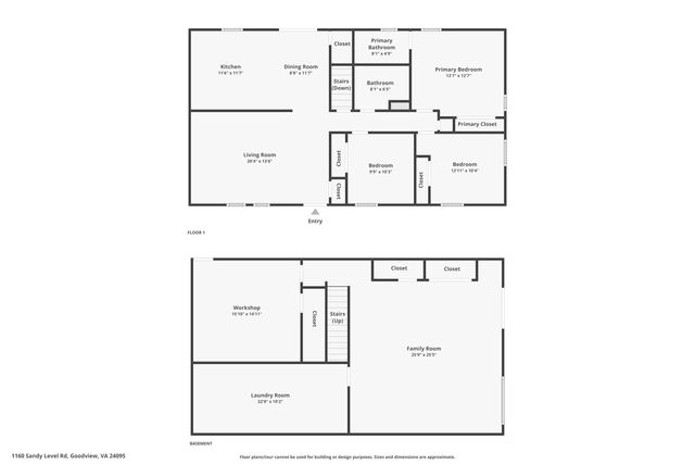 1160 Sandy Level RD, Goodview, VA 24095