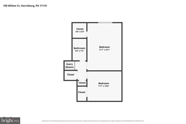 100 WILLOW CT, Harrisburg, PA 17110