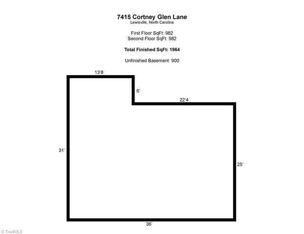 7415 Cortney Glen Lane, Lewisville, NC 27023