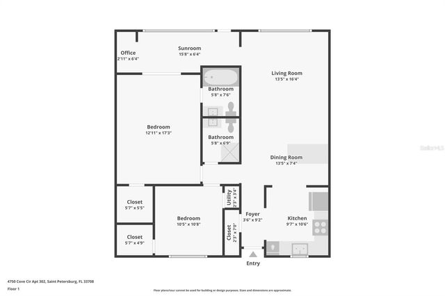 4750 COVE CIRCLE 107, St Petersburg, FL 33708