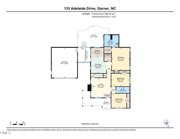 133 Adelaide Drive, Garner, NC 27529