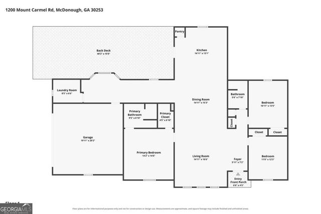 1200 Mount Carmel Road, Mcdonough, GA 30253