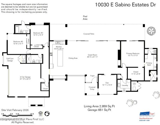 10030 E Sabino Estates Drive, Tucson, AZ 85749