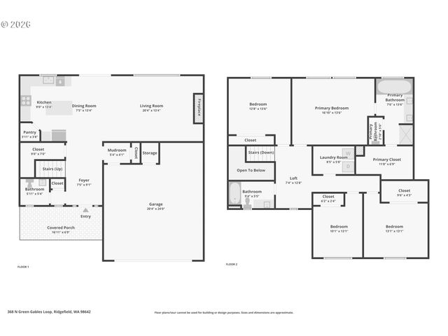 368 N GREEN GABLES Loop, Ridgefield, WA 98642