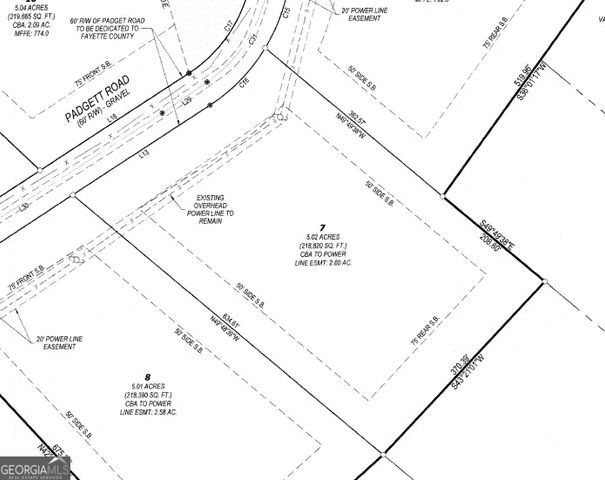 0 Padgett Road LOT 7, Senoia, GA 30276