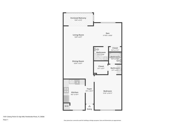 1101 Colony Point Circle 404, Pembroke Pines, FL 33026