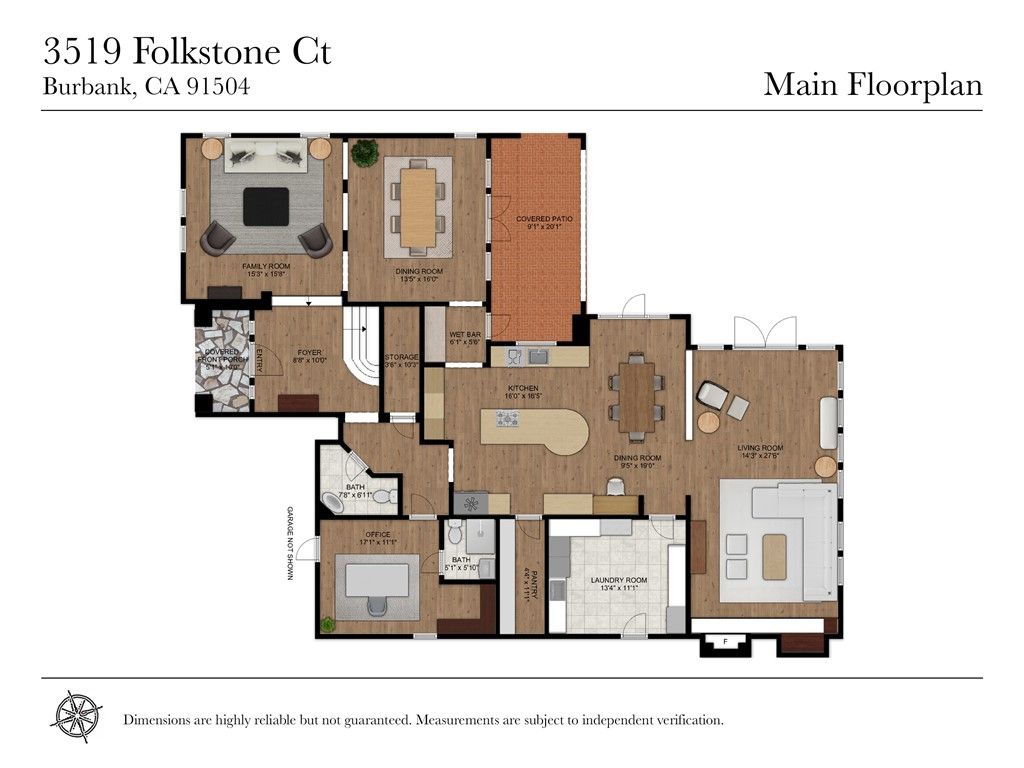 Image 37 of property listing at 3519 Folkstone Court, Burbank, CA 91504