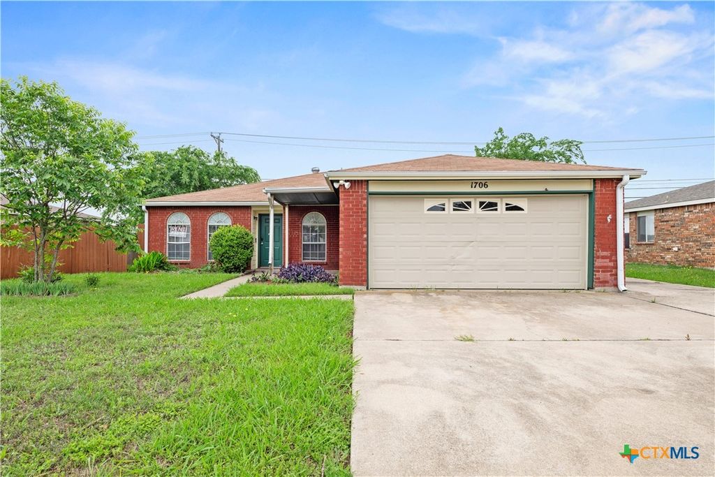 1706 Bristol Drive, Killeen, TX 76542