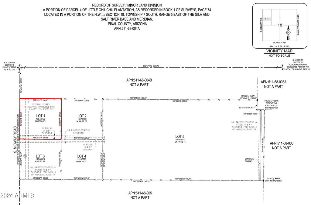 Lot 1 S MIDWAY(EAST) Road 1, Casa Grande, AZ 85193 — photo 3