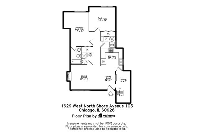 1629 W NORTH SHORE Drive 103, Chicago, IL 60626