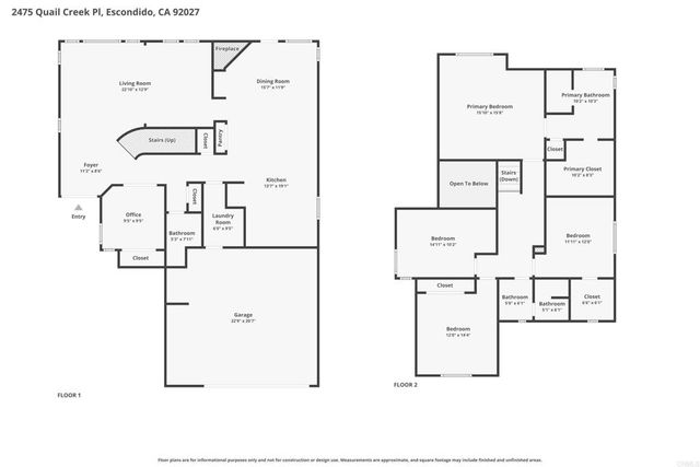 2475 Quail Creek Place, Escondido, CA 92027