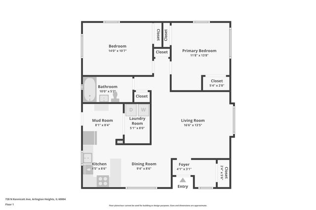 728 N Kennicott Avenue, Arlington Heights, IL 60004