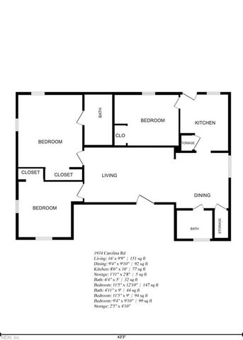 1934 Carolina RD, Suffolk, VA 23434