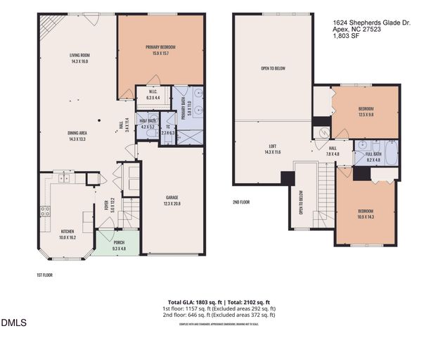 1624 Shepherds Glade Drive, Apex, NC 27523