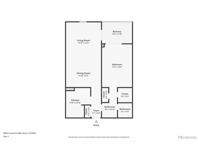 2880 S Locust 709S, Denver, CO 80222