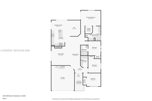 13412 NW 6th Drive, Plantation, FL 33325