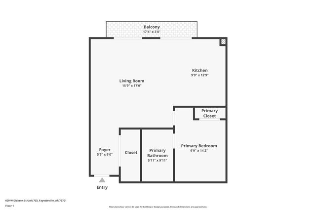609 W Dickson Street 703, Fayetteville, AR 72701