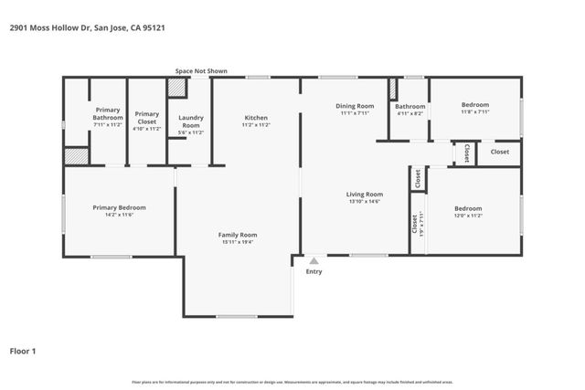 2901 Moss Hollow Drive 2901, San Jose, CA 95121