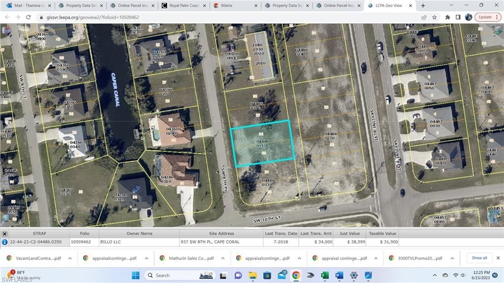937 SW 8th PL, CAPE CORAL, FL 33991 — exterior