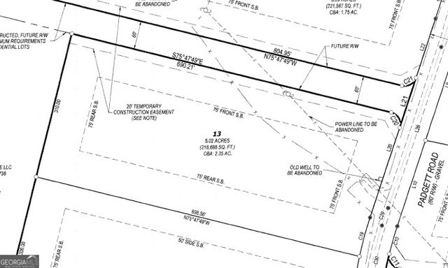 0 Padgett Road LOT 13, Senoia, GA 30276