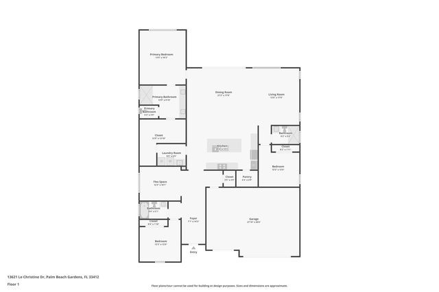 13621 Le Christine Drive, Palm Beach Gardens, FL 33412
