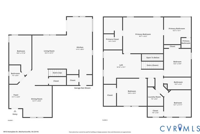 9915 Honeybee Dr, Hanover, VA 23116