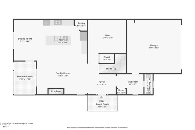 239 Luftee Lane, Holly Springs, NC 27540
