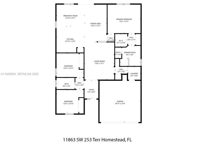 11863 SW 253rd Ter, Homestead, FL 33032