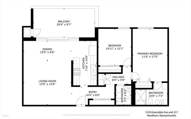 1210 Greendale Ave 311, Needham, MA 02492